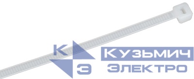 Хомут 3.6х200мм P6.6 стандартный бел. (уп.100шт) IEK UHH30-D036-200-100-K01