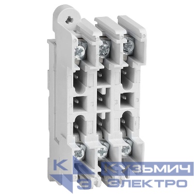 Разъем неподвижный вторичных цепей OptiMat D100 D160 D250 D400 D630-УХЛ3 (9 контактов) КЭАЗ 327372