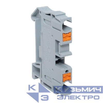 Колодка клеммная 6 Push-in пружинная сер. EKF PIT-6