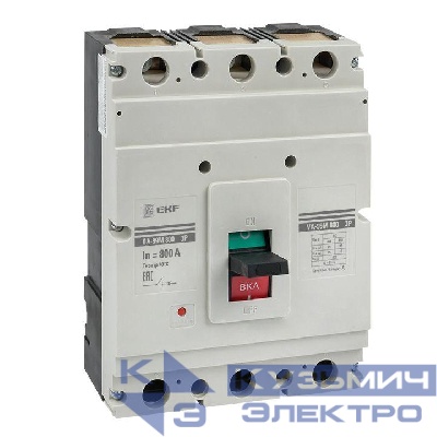 Выключатель автоматический 3п 800/800А 50кА ВА-99М PROxima EKF mccb99-800-800m