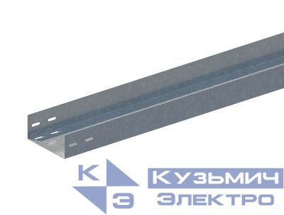 Лоток листовой неперфорированный 150х100 L2000 сталь 1.5мм ЛМс-ПН цУТ2.5 оцинк. СОЭМИ Н0122121643