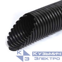 Труба гофрированная ПНД легкая d63мм с протяжкой черн. (уп.15м) Урал Пак ГФ-1100063-015