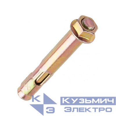 Болт анкерный с гайкой М8/10х95 оцинк. (уп.50шт) Промрукав PR08.3672