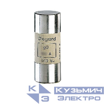Вставка плавкая тип gG 22х58 125А 500В без бойка Leg 015397