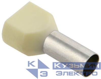 Наконечник НШВИ(2) 10-14 сл. кость (уп.100шт) IEK UTE10-D10-0-100