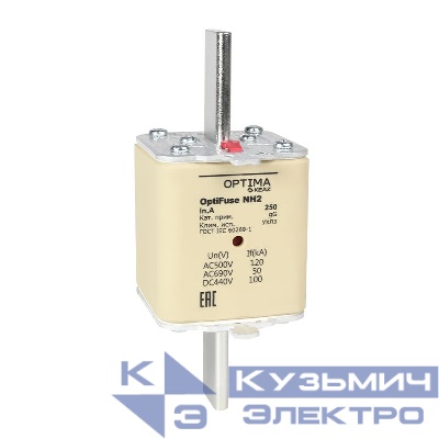Вставка плавкая OptiFuse NH2-80-gG-УХЛ3 КЭАЗ 374948
