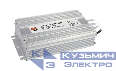 Блок питания для светодиодной ленты 320Вт 13.3А 24В IP67 BSPS влагозащ. метал. Pro+ JazzWay 5024274