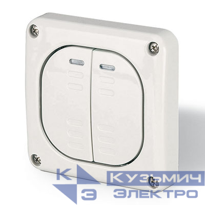 Выключатель 2-кл. 1п 20А IP66 бел. DKC DIS1373022