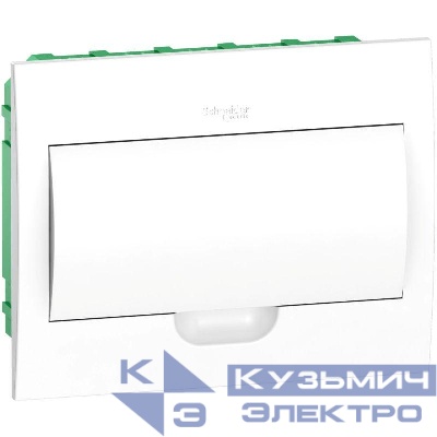 Бокс встраиваемый СП City9 Box 1 ряд 12мод IP40 IK07 63А 2 клеммы с бел. дверцей SE EZ9E112P2FRU