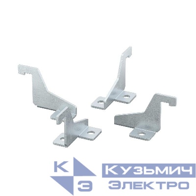 Комплект фиксации цоколя CQE к полу для уголков цоколя R5BP R5NBP 1комплект - 4 фиксатора DKC R5NKFP03