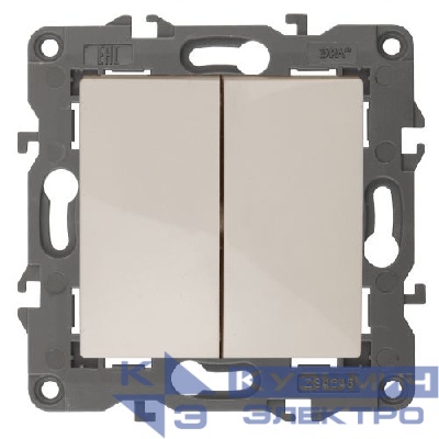Переключатель перекрестный 2-кл. Elegance 14-1112-02 250В 10АХ слон. кость Эра Б0065326