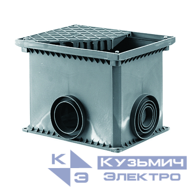 Колодец смотр. 335х240х255 без дна для двуст. труб DKC 025003