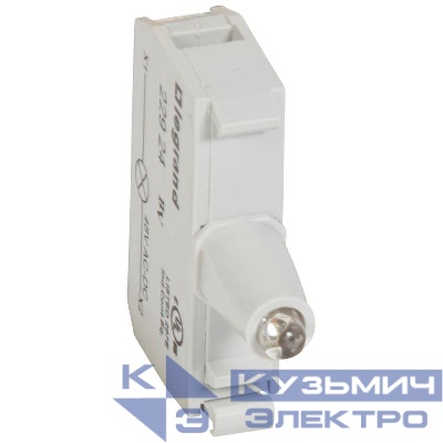 Блок контактов со светодиодом 48В под винт желт. Osmoz Leg 022924