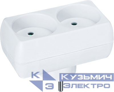 Разветвитель 2-м без заземл. 10А IP20 94 671 NAD-L-2X-C-WH Navigator 94671