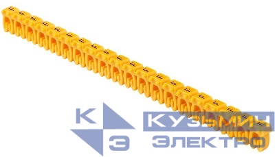 Маркер открытого типа KE 0.75-1.5кв.мм символ "F" (уп.200шт) IEK UMK-KE1-F