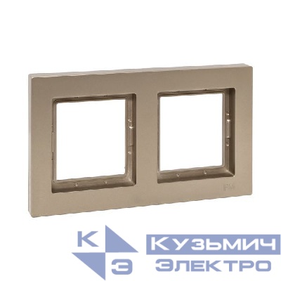 Рамка 2-м Эпика IP44 пластик шампань EKF UP1-FPC-02-44