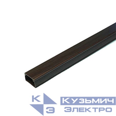 Кабель-канал 25х16 L2000 с двойн. замком пластик венге Урал Пак КК-4825016-084