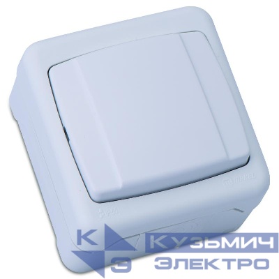 Выключатель 1-кл. IP55 бел. Makel 36001001