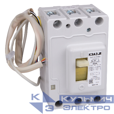 Выключатель автоматический 3п 250А 1250Im 40кА ВА57-35-341810 УХЛ3 690В AC НР=230В AC/220В DC КЭАЗ 108902