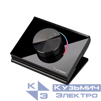 Панель Rotary SMART-P100-RGB Black (3В 2.4G) (IP20 пластик) Arlight 031957
