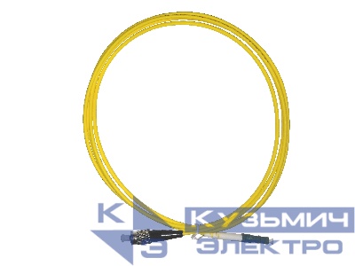 Патч-корд оптический переходной LC-FC/UPC SM Simplex 3.0мм 9/125, 2м, LSZH