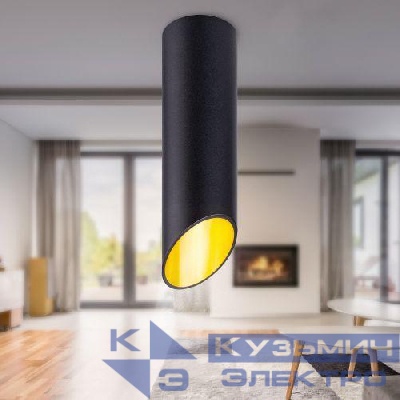 Светильник OL27 BK MR16/GU10 настен./потолочн. спот черн. Эра Б0055577