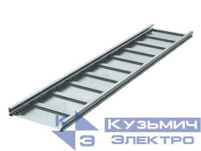 Лоток листовой неперфорированный 600х100 L6000 сталь 2мм тяжелый (лонжерон) гор. оцинк. DKC UNH616HDZ