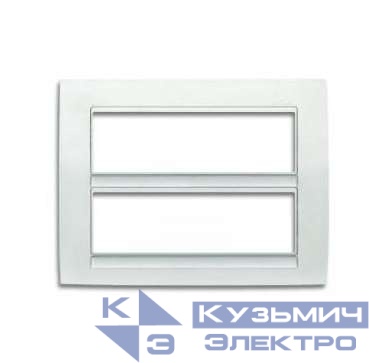 Накладка Simon 2х8 мод. бел. 82851-30