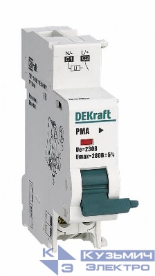 Расцепитель минимального напряжения 161В для ВА-101 нов. DEKraft 18105DEK