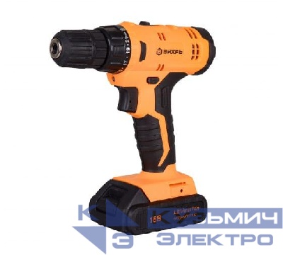 Дрель-шуруповерт аккумуляторная ДА-18Л-2КА Вихрь 72/14/25