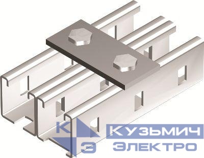Пластина для профиля С-образ. соединительная L90 2 отверстия DKC BMD1011HDZ