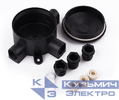 Коробка распределительная ОП 3-х рожк. У-409 ABS пластик ПЭМИ 43Б16А4093