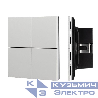 Панель кнопочная KNX-304-23-IN Silver (BUS Frameless) (IP20 металл) INTELLIGENT ARLIGHT 039662
