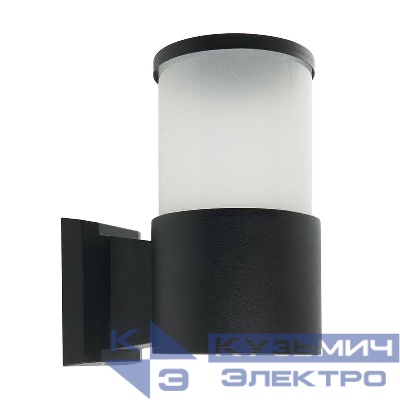 Светильник DH0904 E27 230В садово-парковый на стену вверх черн. FERON 11656