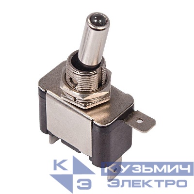 Тумблер 12В 20А (3с) ON-OFF 1п с син. LED подсветкой (ASW-07D) Rexant 36-4331