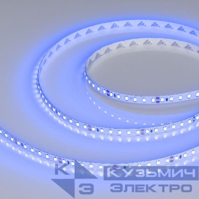 Лента светодиодная RT-A120-8mm 24V Blue 9.6Вт/м IP20 2835 (уп.5м) Arlight 0087833)