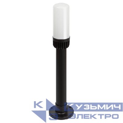 Светильник садово-парковый НТУ 01-60-011 Поллар IP54 E27 max60Вт h640мм напольный черн. ЭРА Б0057490