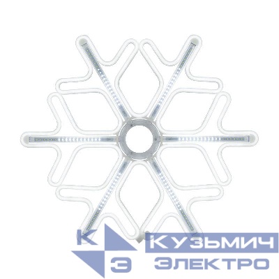 Фигура светодиодная "Снежинка" 60х60см LED бел. 50Вт IP65 эффект тающих сосулек гибкий неон Neon-Night 501-225