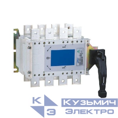 Рубильник перекидной 3п NH40-400/3CSW 400А 3 полож. I-0-II вынос. рукоятка управ. CHINT 393393