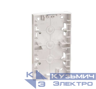 Коробка наружной установки 2-м 89х158х37мм Simon82 бел. 82761-30
