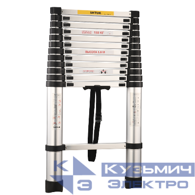 Лестница телескопическая 3.8м (20014) SHTOK 376553