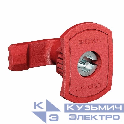 Замок для корпусов ST CE двойн. бородка 3мм красн. DKC R5CE206