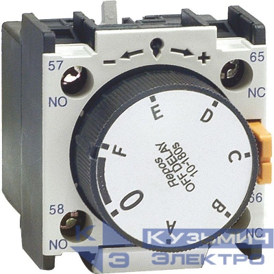 Приставка выдержки времени на вкл. F5-T4 (10-180с) к контакторам NC1; NC2 и NXC (R) CHINT 258023