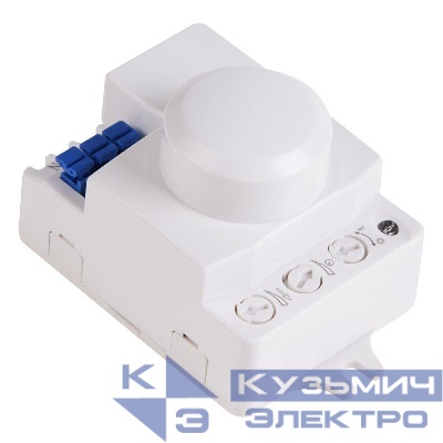 Датчик движения настенно-потолочный микроволновый ДДНПМ 01 180/360град. 1200Вт 10-2000Лк 3-10м 10-900сек 5.8ГГц Rexant 11-9218