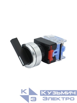 Переключатель ВК30-11XB/31 IP65 1НО+1НЗ на 3 положения с фиксацией I-O-II длинная рукоятка d30мм Электротехник ET020032