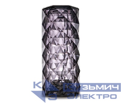 Светильник светодиодный настольный CTL3-USB 3Вт 120лм 5В 2SMD IP20 диммер: 2700-3000К/4000-4500К/6000-6500К ночник черн. кристалл акрил ФАZА 5040861
