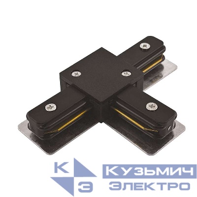Коннектор T-образный PTR CT-BL накладной/подвесной шинопровод черн. Pro JazzWay 5010857