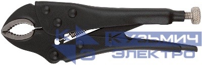 Зажим ручной с фиксатором тип WR черненый 125мм FIT 52711