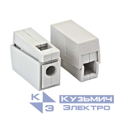 Клемма строительно-монтажная СМК проходная 224-111 1-проводная 1.0-2.5кв.мм (уп.100шт) PROxima EKF plc-smk-111