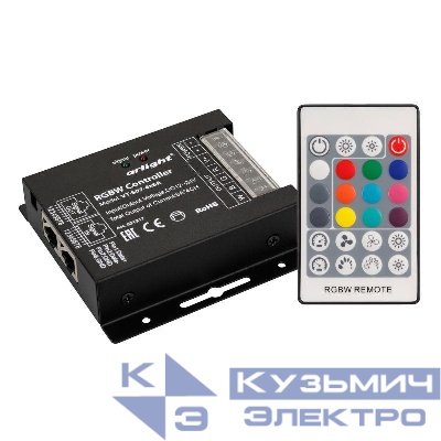 Контроллер VT-S07-4х6A 12-24В ПДУ 24 кнопки RF IP20 метал. Arlight 021317